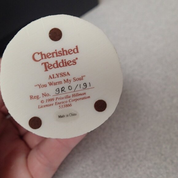 Cherished Teddies Alyssa "You Warm My Soul" - Picture 2 of 6